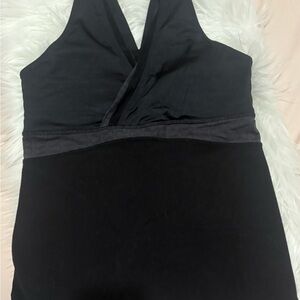 Lululemon Black Tank with Mesh Details Size 8